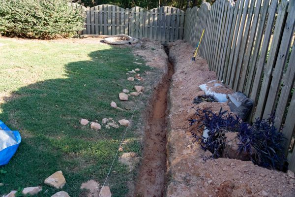 Trench Drain Installation in Johnstown